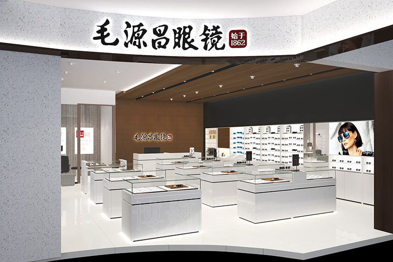 宁波眼镜店装修公司价格(眼镜店装修设计提高店面身价)